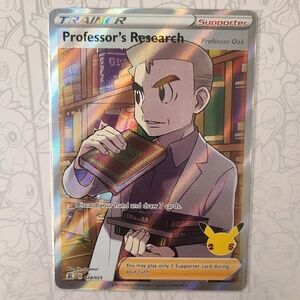 Professor's Research 024/025 25th Anniversary Celebration Pokemon TCG